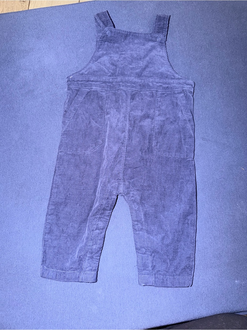 Angel Dear Navy Corduroy Overalls for Kids